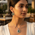Load image into Gallery viewer, 925 Silver Emerald Jewelry Set for Women | Gift Set