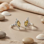 Load image into Gallery viewer, 925 Silver Citrine Ring for Women | Gemstone Jewelry