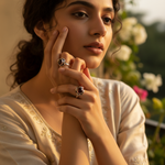 Load image into Gallery viewer, 925 Silver Garnet Toe Rings for Women | Adjustable Jewelry