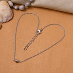 Load image into Gallery viewer, 925 Silver Ball Bead Anklet for Women | Delicate Foot Jewelry
