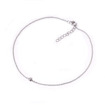 将图像加载到图库查看器中, 925 Silver Ball Bead Anklet for Women | Delicate Foot Jewelry