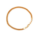 Load image into Gallery viewer, Gold plating Plated Curb Chain Bracelet | Men & Women | Daily Wear