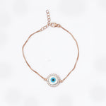 Load image into Gallery viewer, Rose gold plating Evil Eye Bracelet for Women | Protection Jewelry