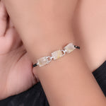 Load image into Gallery viewer, 925 Silver Rutile Quartz Bead Bracelet | Women's Jewelry Gift