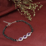 Load image into Gallery viewer, 925 Silver Amethyst Bead Bracelet for Women | Gift Jewelry