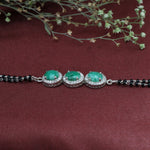 Load image into Gallery viewer, Emerald Bead Bracelet for Women | Silver Gift Jewelry