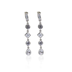 Load image into Gallery viewer, 925 Silver Cubic Zirconia Drop Earrings for Women | Gift