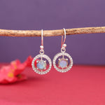 将图像加载到图库查看器中, 925 Silver Labradorite Earrings for Women | Dangle Earrings