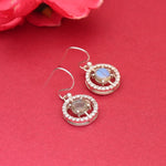 将图像加载到图库查看器中, 925 Silver Labradorite Earrings for Women | Dangle Earrings