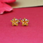 Load image into Gallery viewer, 925 Silver Citrine Stud Earrings for Women | Gemstone Jewelry