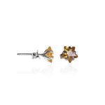 将图像加载到图库查看器中, 925 Silver Citrine Stud Earrings for Women | Gemstone Jewelry