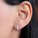 Load image into Gallery viewer, Pendientes de plata 925 con diamantes para mujer | Joyas de regalo