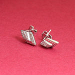 将图像加载到图库查看器中, 925 Silver Diamond Stud Earrings for Women | Gift Jewelry