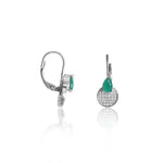 将图像加载到图库查看器中, 925 Silver Green Onyx Drop Earrings for Women | Gift Jewelry