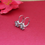 将图像加载到图库查看器中, 925 Silver Flower Leverback Earrings for Women | Floral Jewelry