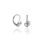 Load image into Gallery viewer, Pendientes de plata 925 con forma de corazón para mujer | Regalo para el día a día