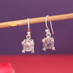 将图像加载到图库查看器中, Silver Smoky Quartz Drop Earrings for Women | Dangle Earrings