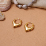 将图像加载到图库查看器中, gold plating Teardrop Hoop Earrings for Women | Daily Wear | Gift