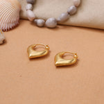 将图像加载到图库查看器中, gold plating Teardrop Hoop Earrings for Women | Daily Wear | Gift