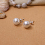 将图像加载到图库查看器中, Pearl Stud Earrings for Women | Elegant Daily Wear Jewelry