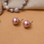 Load image into Gallery viewer, Rose Pearl Stud Earrings | For Women | Gift Jewelry