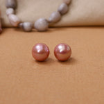 将图像加载到图库查看器中, Rose Pearl Stud Earrings | For Women | Gift Jewelry