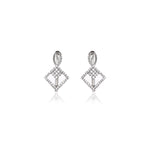 将图像加载到图库查看器中, Silver Diamond Earrings for Women | Dazzling Jewelry Gift
