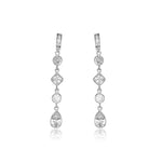 Load image into Gallery viewer, 925 Silver Cubic Zirconia Dangle Earrings for Women | Gift Jewelry