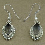 将图像加载到图库查看器中, 925 Silver Smoky Quartz Earrings for Women | Dangle Earrings