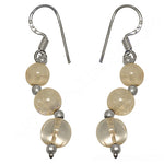 Load image into Gallery viewer, Beaded Dangle Earrings - Natural Gemstone Earrings for Women