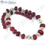 Load image into Gallery viewer, Red Stone Bead Necklace for Women | Statement Jewelry Gift