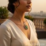 Load image into Gallery viewer, 925 Silver Gemstone Pendant for Women | Statement Jewelry