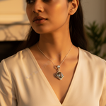 Load image into Gallery viewer, 925 Silver Oval Gemstone Pendant Necklace for Women | Gift Jewelry