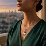 将图像加载到图库查看器中, 925 Silver Tear Drop Pendant | Smoky Quartz Gemstone | Women's Gift