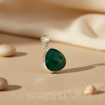 将图像加载到图库查看器中, 925 Silver Green Onyx Pendant for Women | Gemstone Jewelry