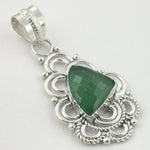 将图像加载到图库查看器中, 925 Silver Green Gemstone Pendant for Women | Fashion Jewelry