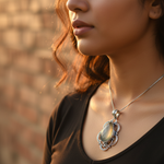 Load image into Gallery viewer, 925 Silver Chalcedony Pendant Necklace | Women's Gift