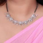 Load image into Gallery viewer, Silver Cubic Zirconia Necklace | Party Wear for Women