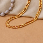 Load image into Gallery viewer, Collar de cadena cubana de oro | Cadena de oro para hombre y mujer