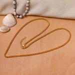 Load image into Gallery viewer, Collar de cadena cubana de oro | Cadena de oro para hombre y mujer