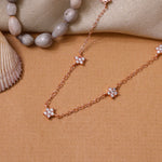 将图像加载到图库查看器中, Rose gold plating Starburst Necklace | Diamond CZ | Women's Jewelry Gift