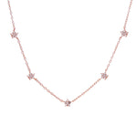 将图像加载到图库查看器中, Rose gold plating Starburst Necklace | Diamond CZ | Women's Jewelry Gift