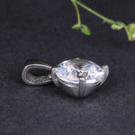 Load image into Gallery viewer, Sterling Silver Marquise Cubic Zirconia Pendant Charm for Women