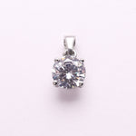 Load image into Gallery viewer, Sterling Silver Marquise Cubic Zirconia Pendant Charm for Women