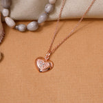 Load image into Gallery viewer, Rose gold plating Heart Pendant Necklace | Women's Jewelry | Gift