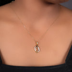 Load image into Gallery viewer, Gold Diamond Shape Pendant Necklace | Women's Fashion Jewelry