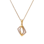 Load image into Gallery viewer, Gold Diamond Shape Pendant Necklace | Women's Fashion Jewelry