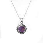 Load image into Gallery viewer, 925 Silver Amethyst Pendant Necklace for Women | Gift Jewelry