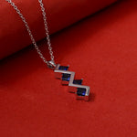 Load image into Gallery viewer, 925 Silver Blue Sapphire Pendant Necklace for Women | Gift Jewelry