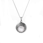 Load image into Gallery viewer, 925 Silver Round Quartz Pendant Necklace | For Women | Gift